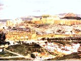 The Acropolis of Athens, based on an old photograph
